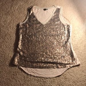 Sequined tank
